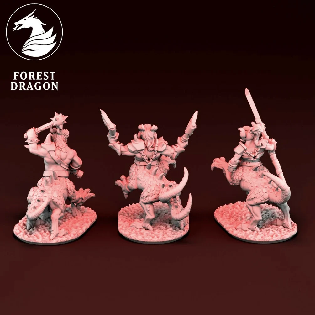 Chaos Echsen-Oger (3 Modelle) Chaos Echsen-Oger (3 Modelle)