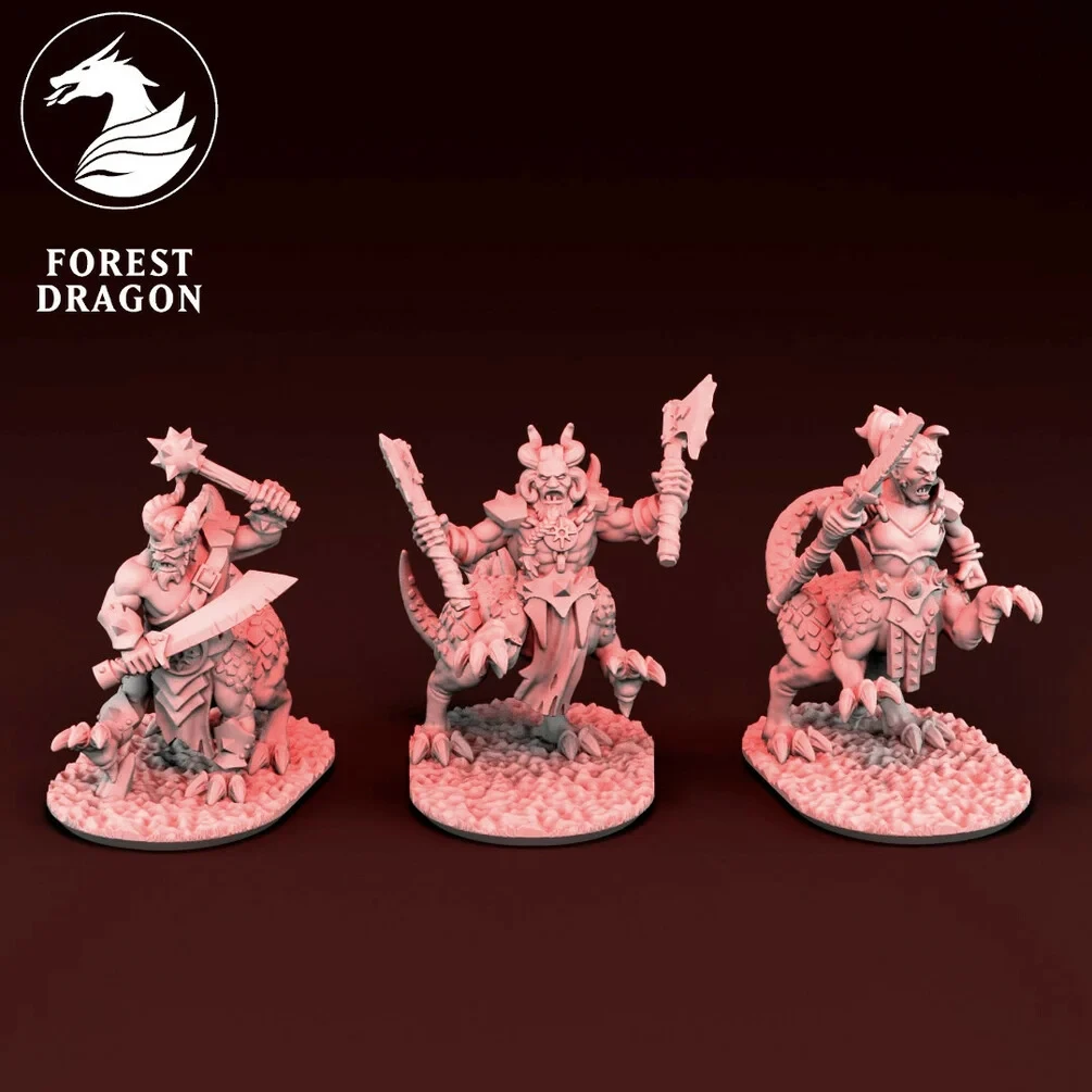 Chaos Echsen-Oger (3 Modelle) Chaos Echsen-Oger (3 Modelle)