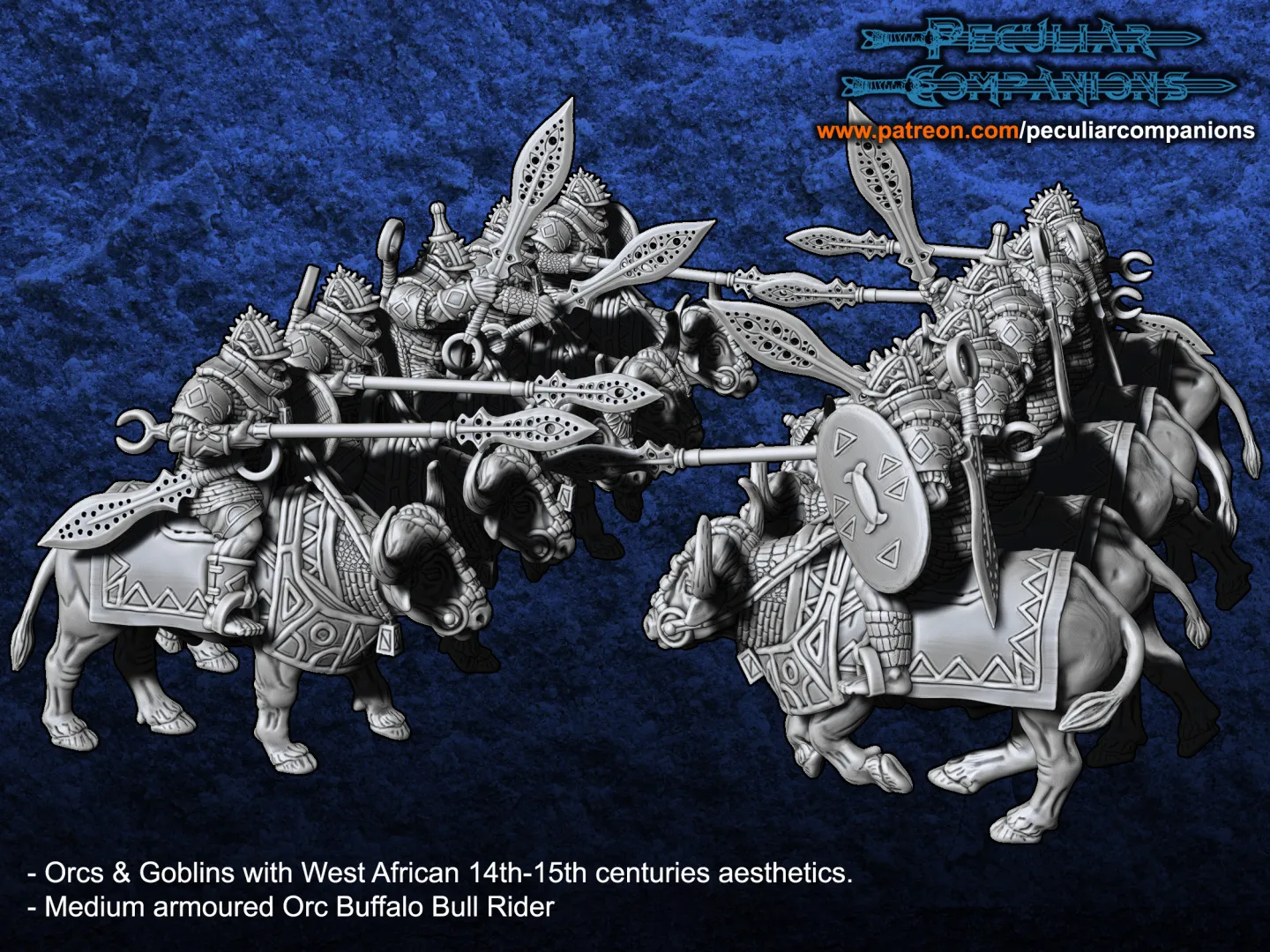 Ork Büffel-Kavallerie (5 Modelle) Ork Büffel-Kavallerie (5 Modelle)